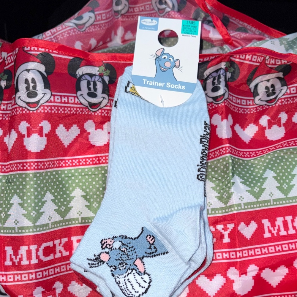 Disney ratatouille trainer socks